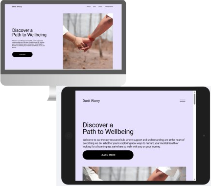 Don't Worry: a therapy website